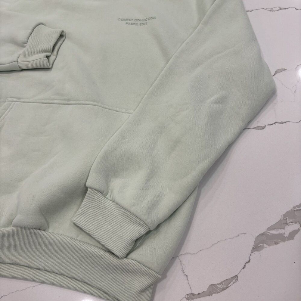 Comfrt Hoodie Size Large Unisex Pastel Mint Limited Edition Loungewear - Picture 6 of 6